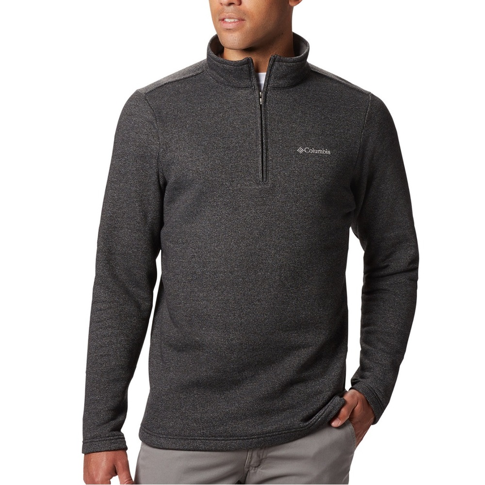 NWOT Columbia Men's Charcoal 1/4 Zip-Up Sweater XXL